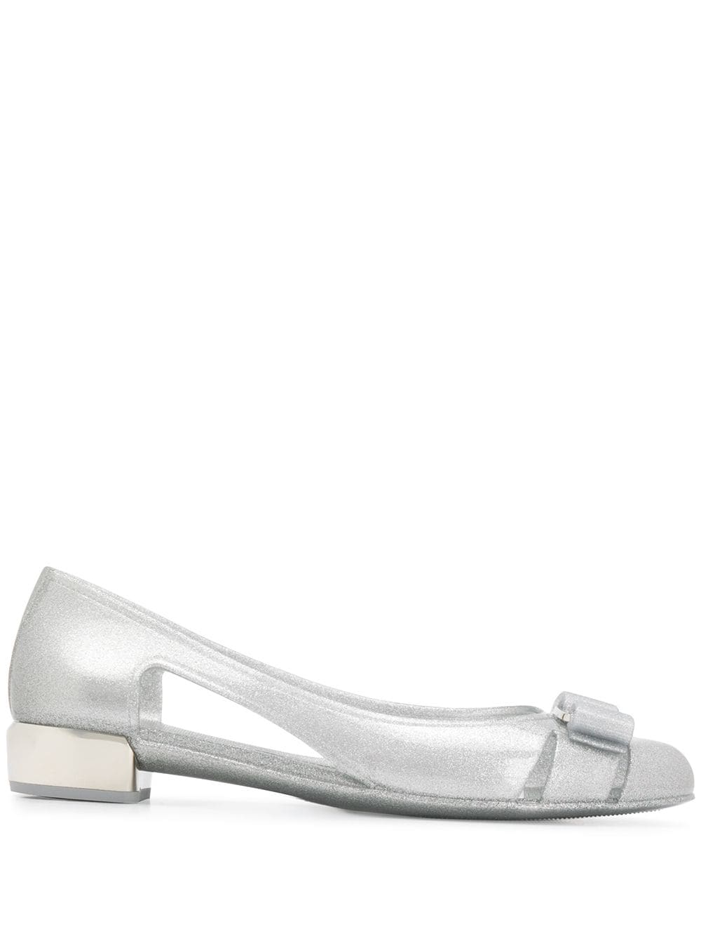 Ferragamo With Silver Heel