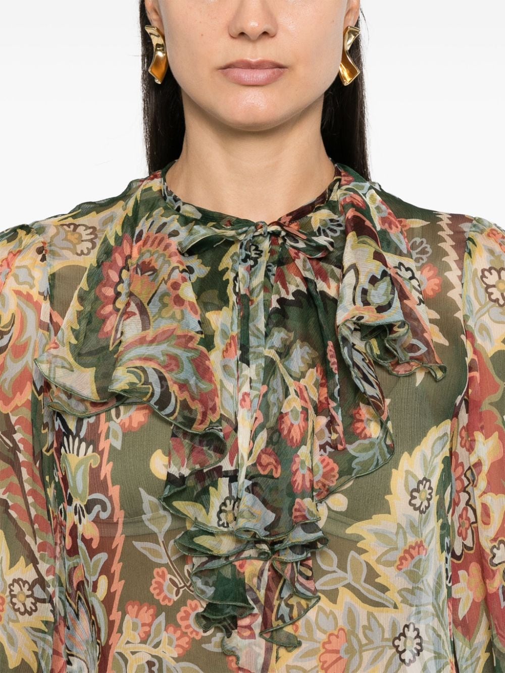 Etro Green Shirt