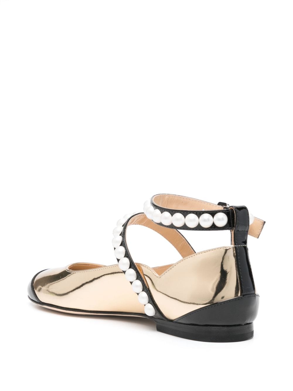 Mach & Mach Flat Shoes Golden