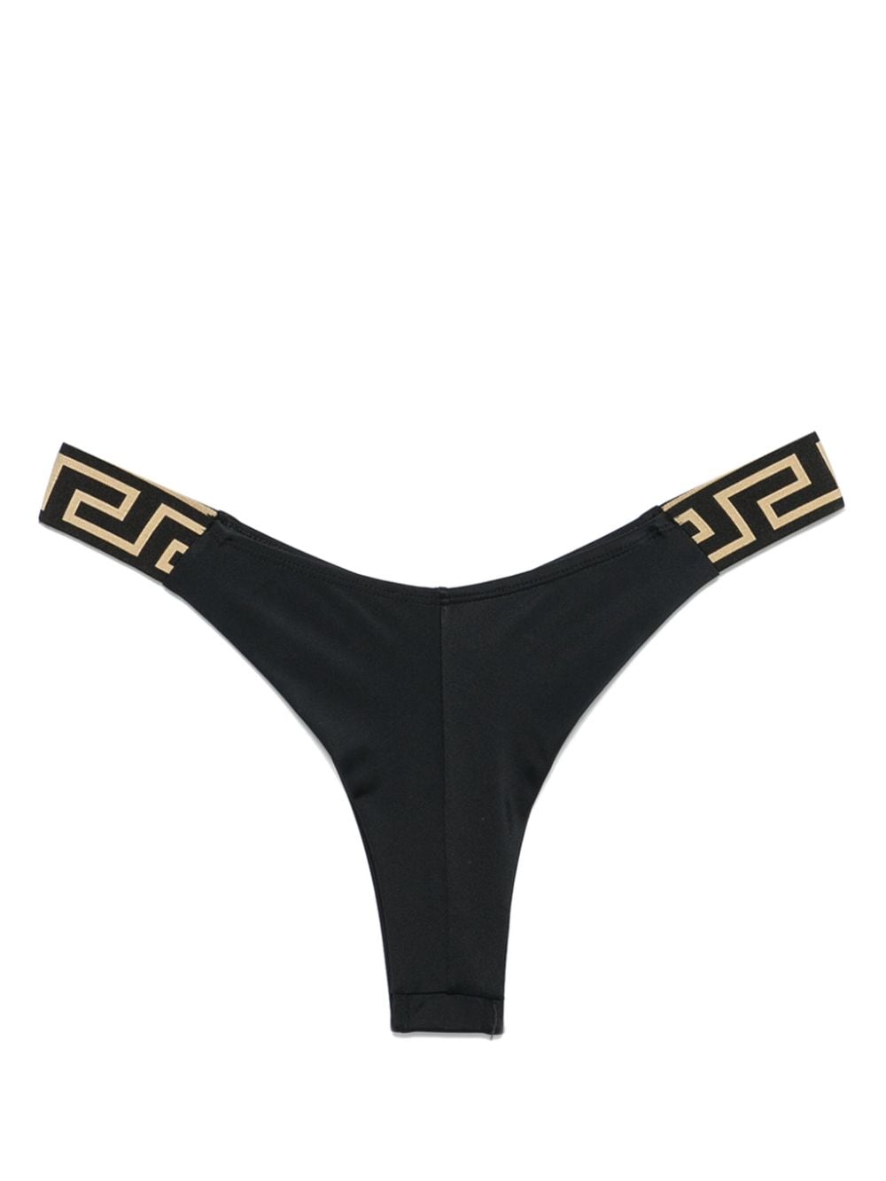 Versace Bikini Bottoms With Greca Detail