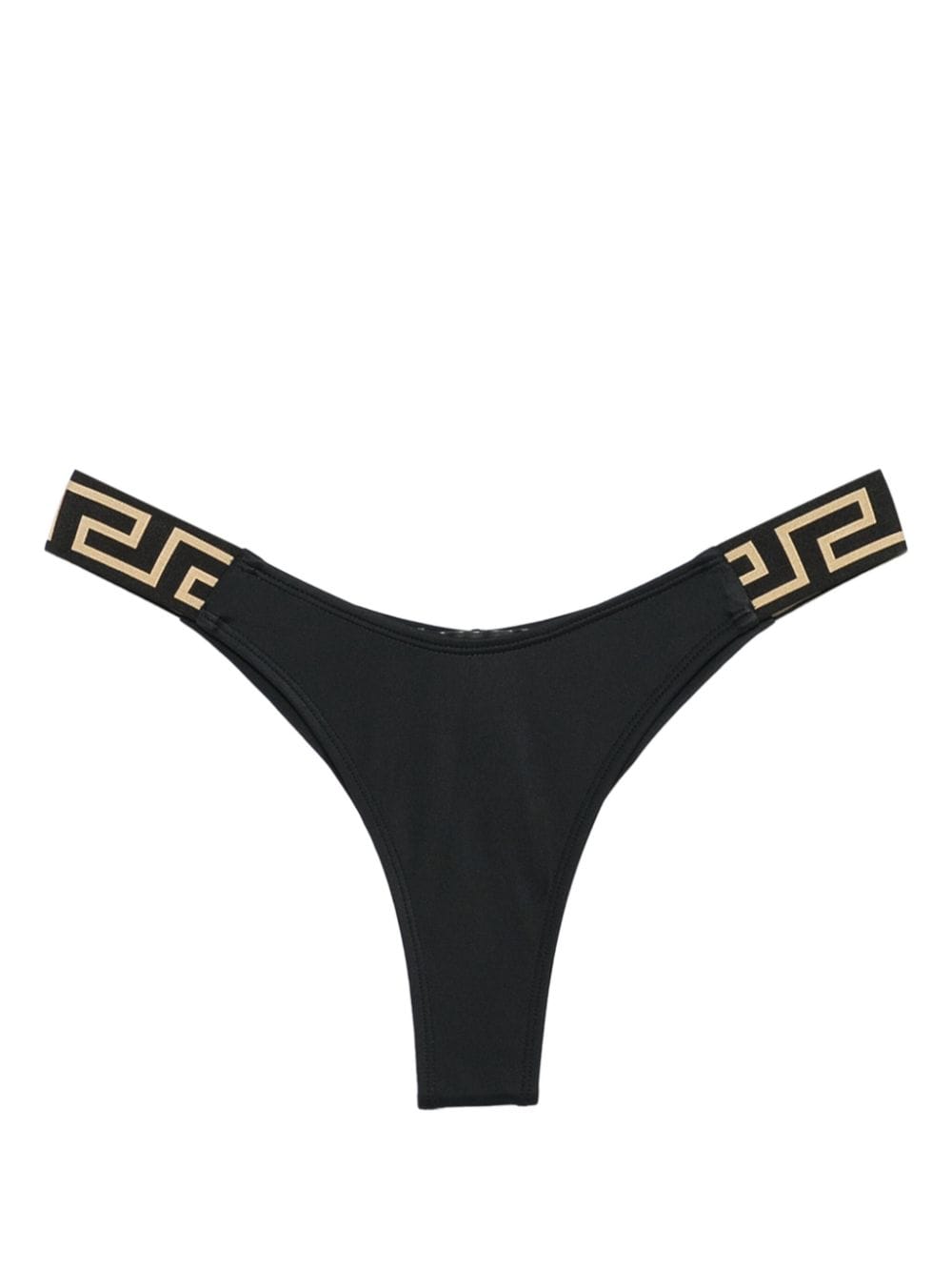 Versace Bikini Bottoms With Greca Detail