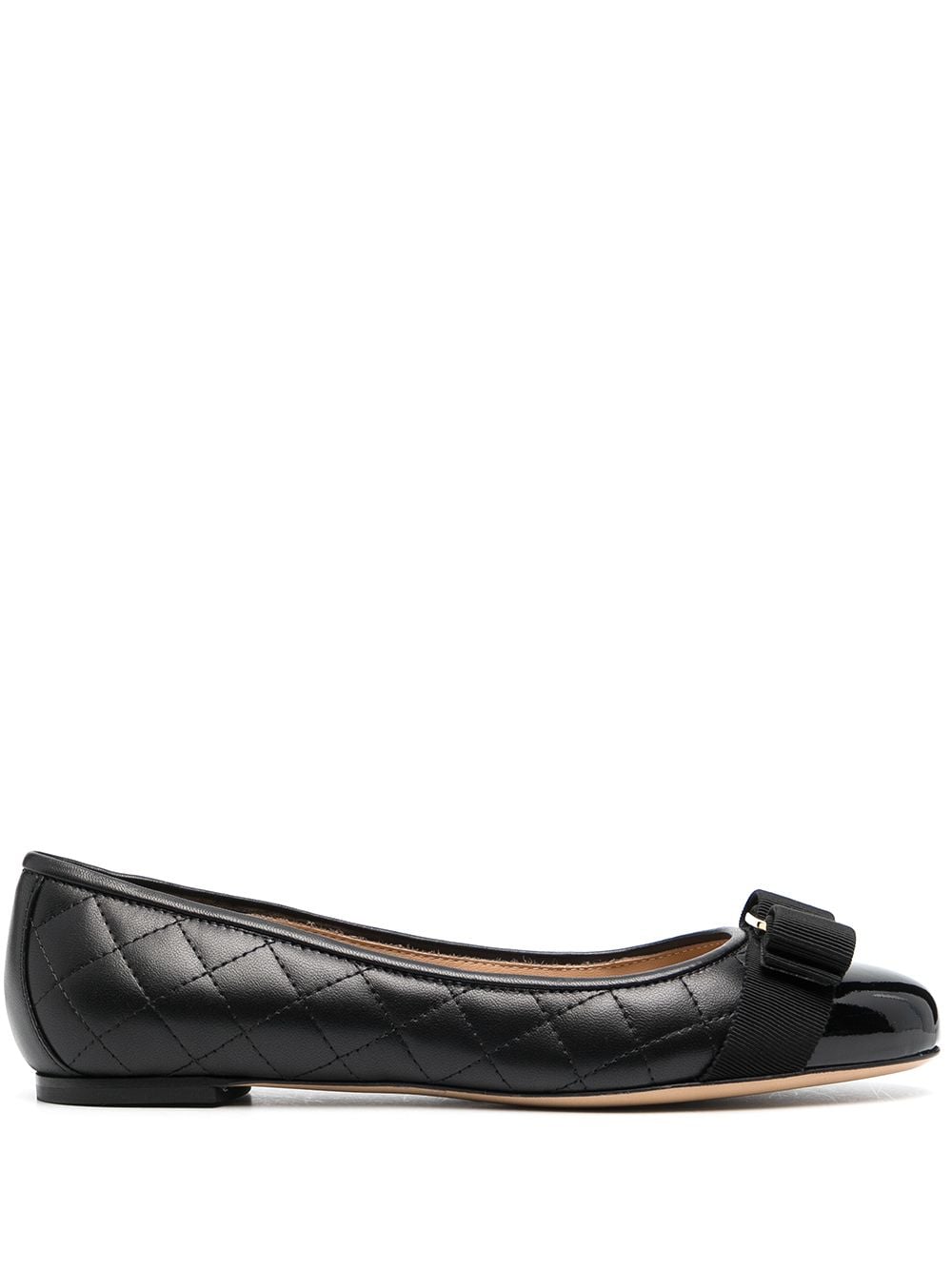 Ferragamo Flat Black Shoes