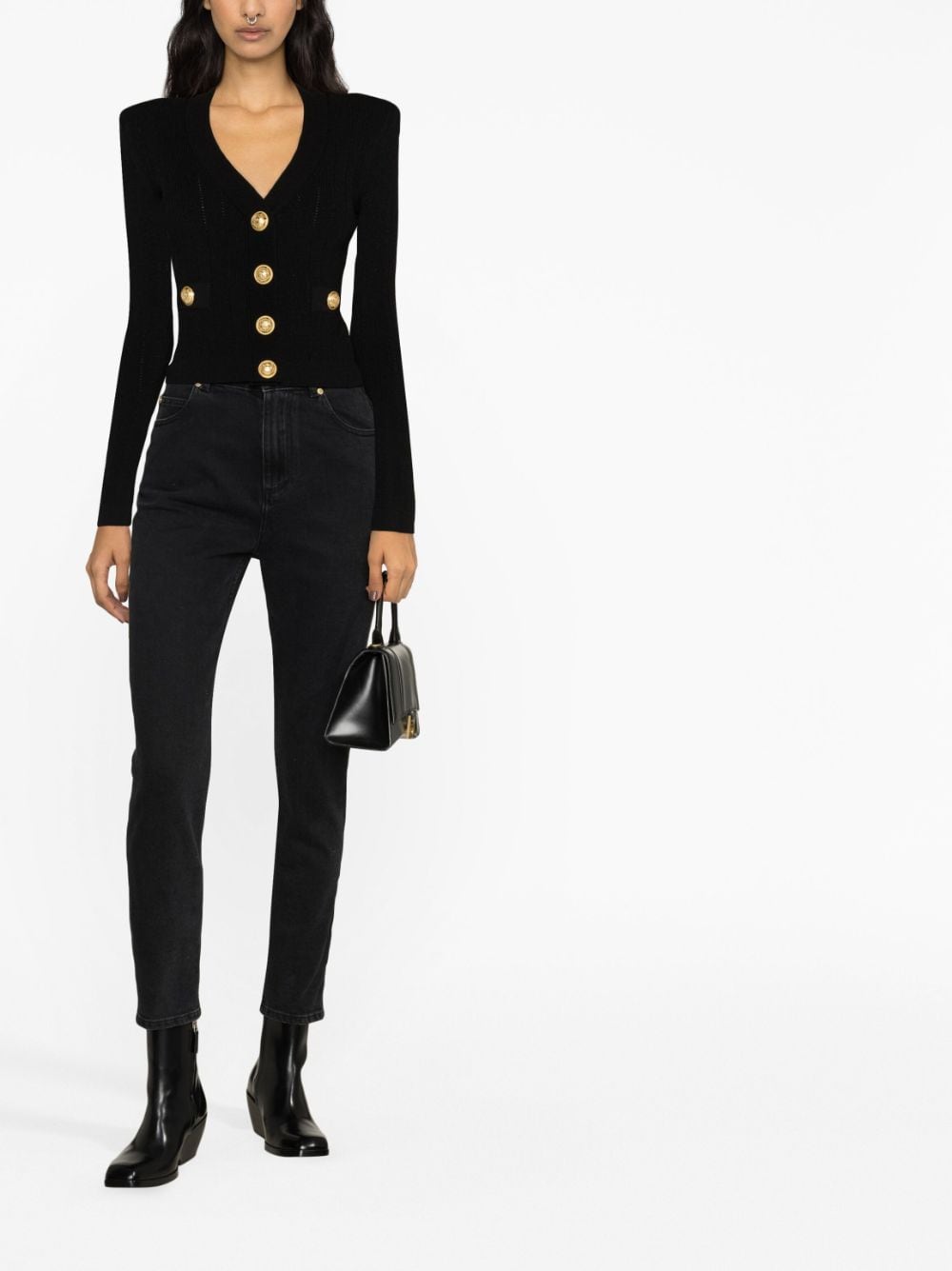 Balmain V-Neck Cardigan