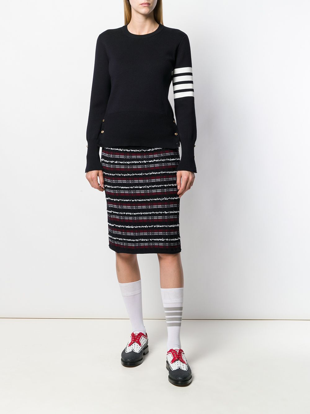 Thom Browne Blue Sweater