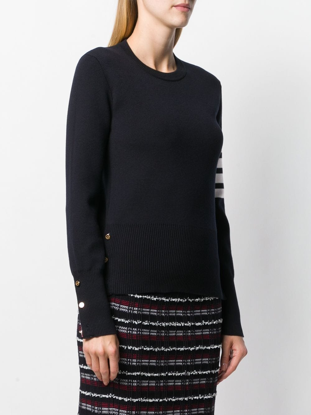 Thom Browne Blue Sweater