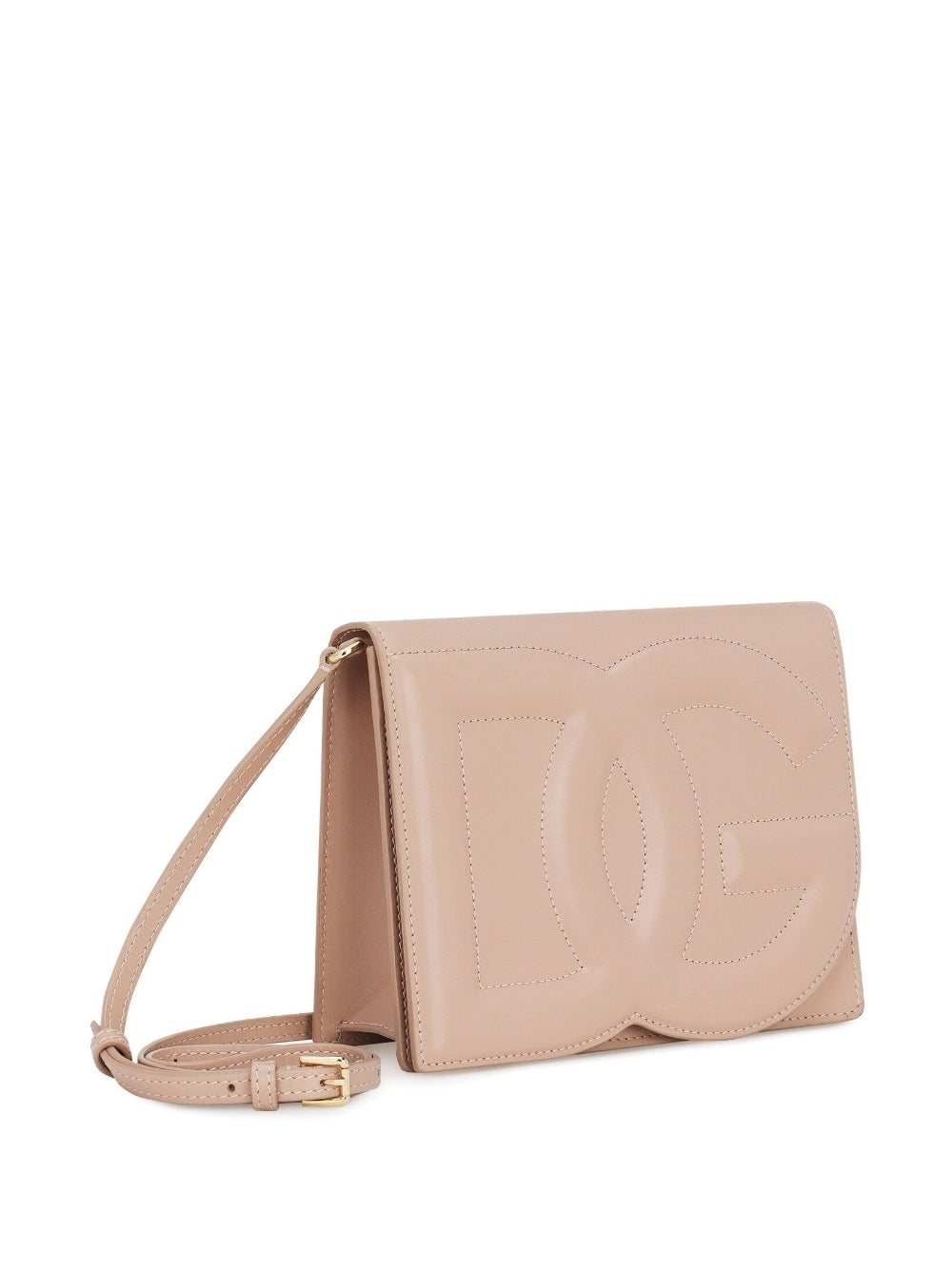 Dolce & Gabbana Calfskin Dg Logo Crossbody Bag