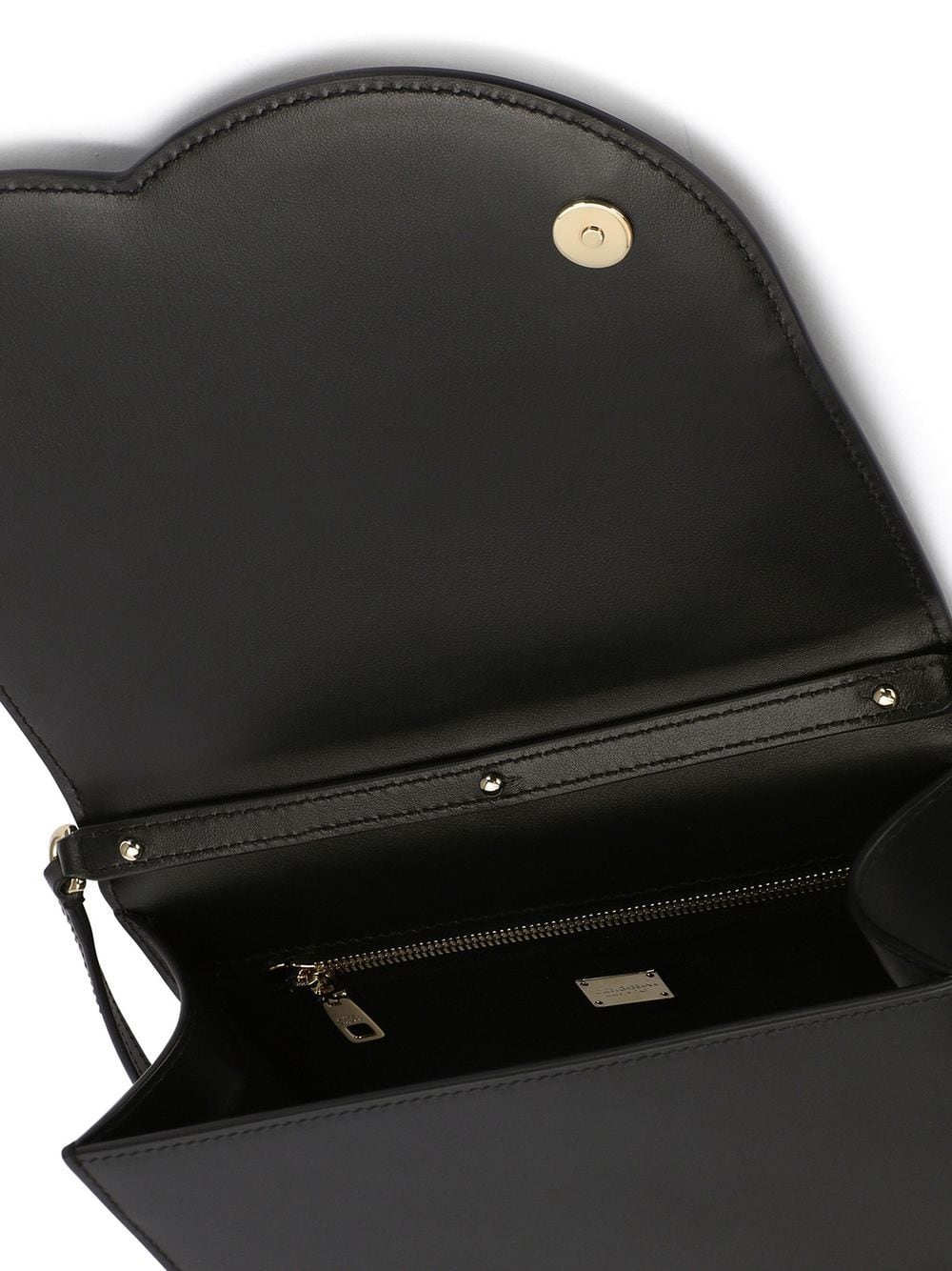 Dolce & Gabbana Calfskin Dg Logo Crossbody Bag