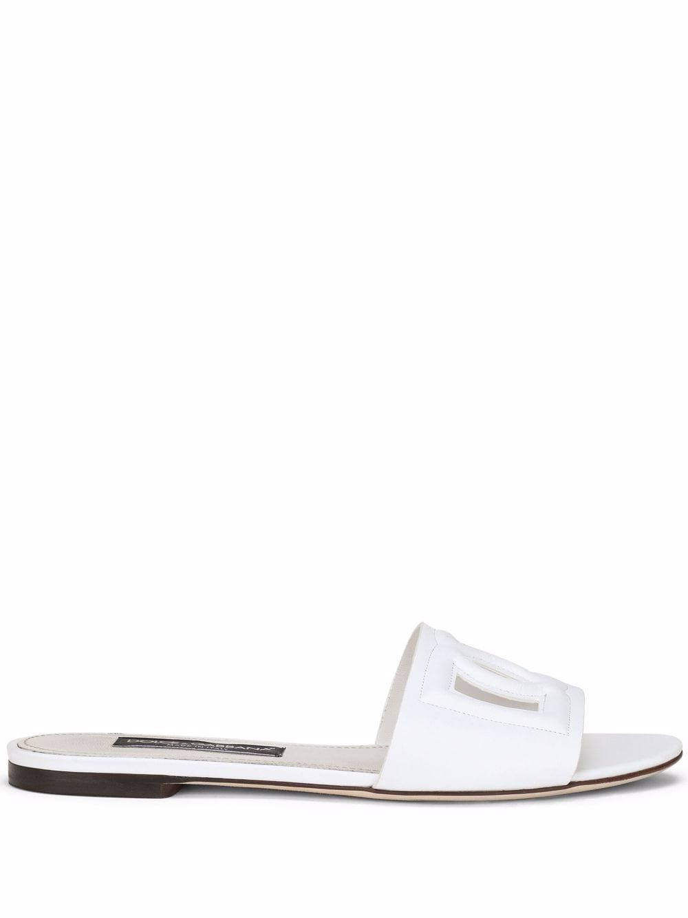 Dolce & Gabbana Dg Logo Leather Sandals