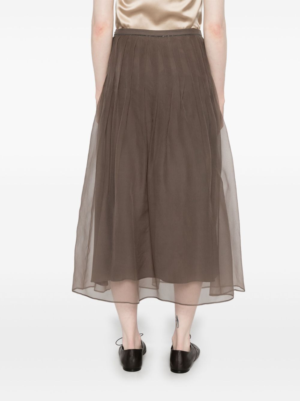 Brunello Cucinelli Brown Skirt