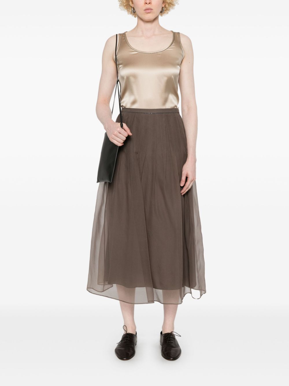 Brunello Cucinelli Brown Skirt