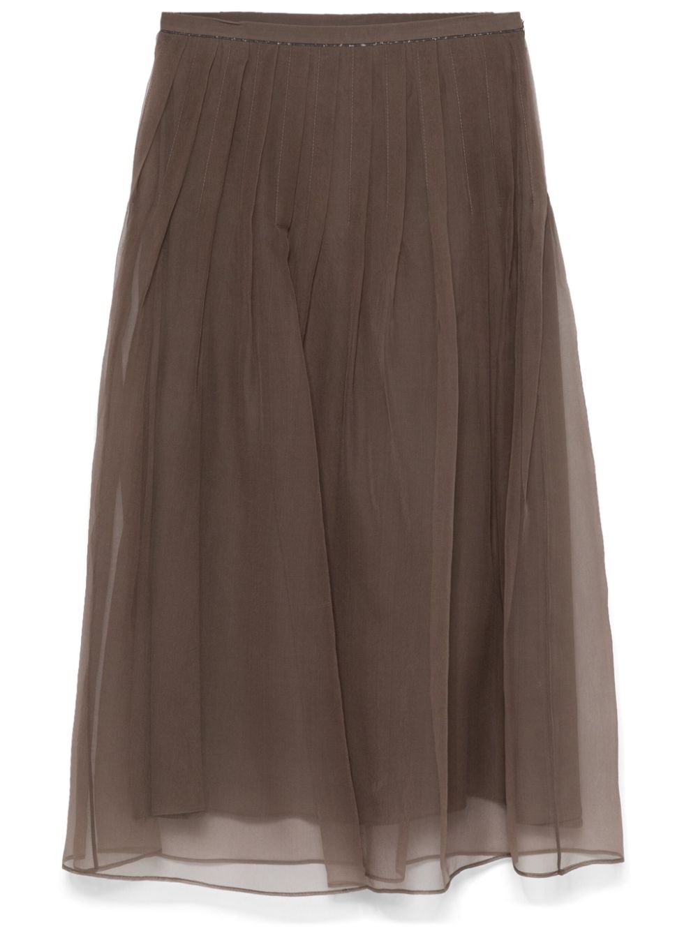 Brunello Cucinelli Brown Skirt