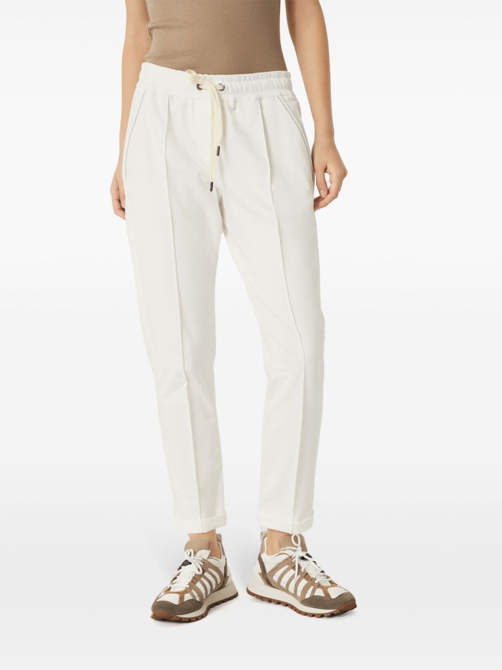 Brunello Cucinelli White Trousers