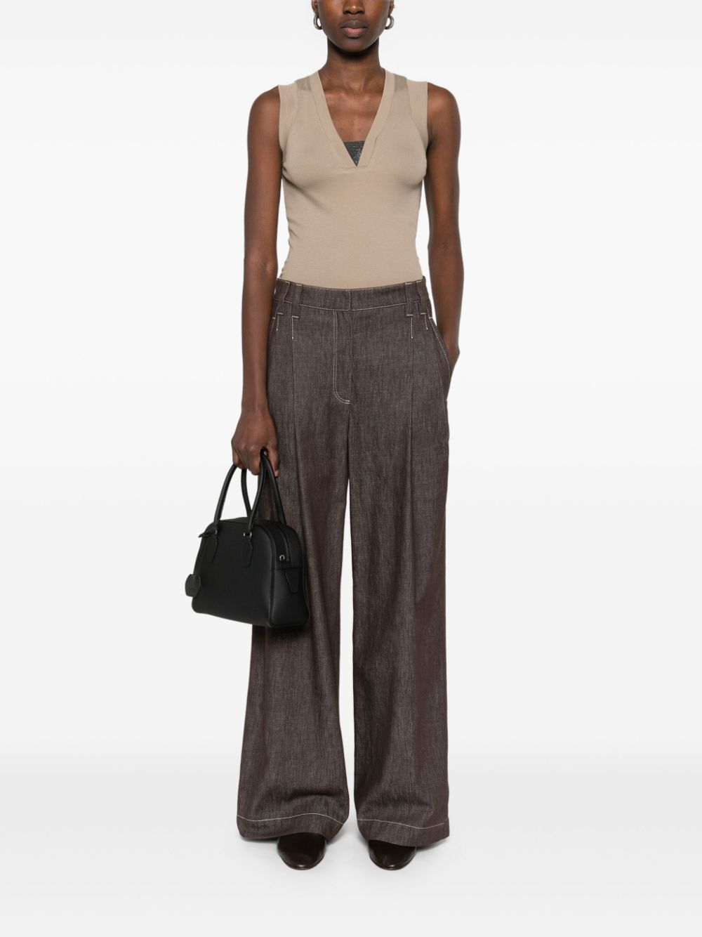 Brunello Cucinelli Beige Top