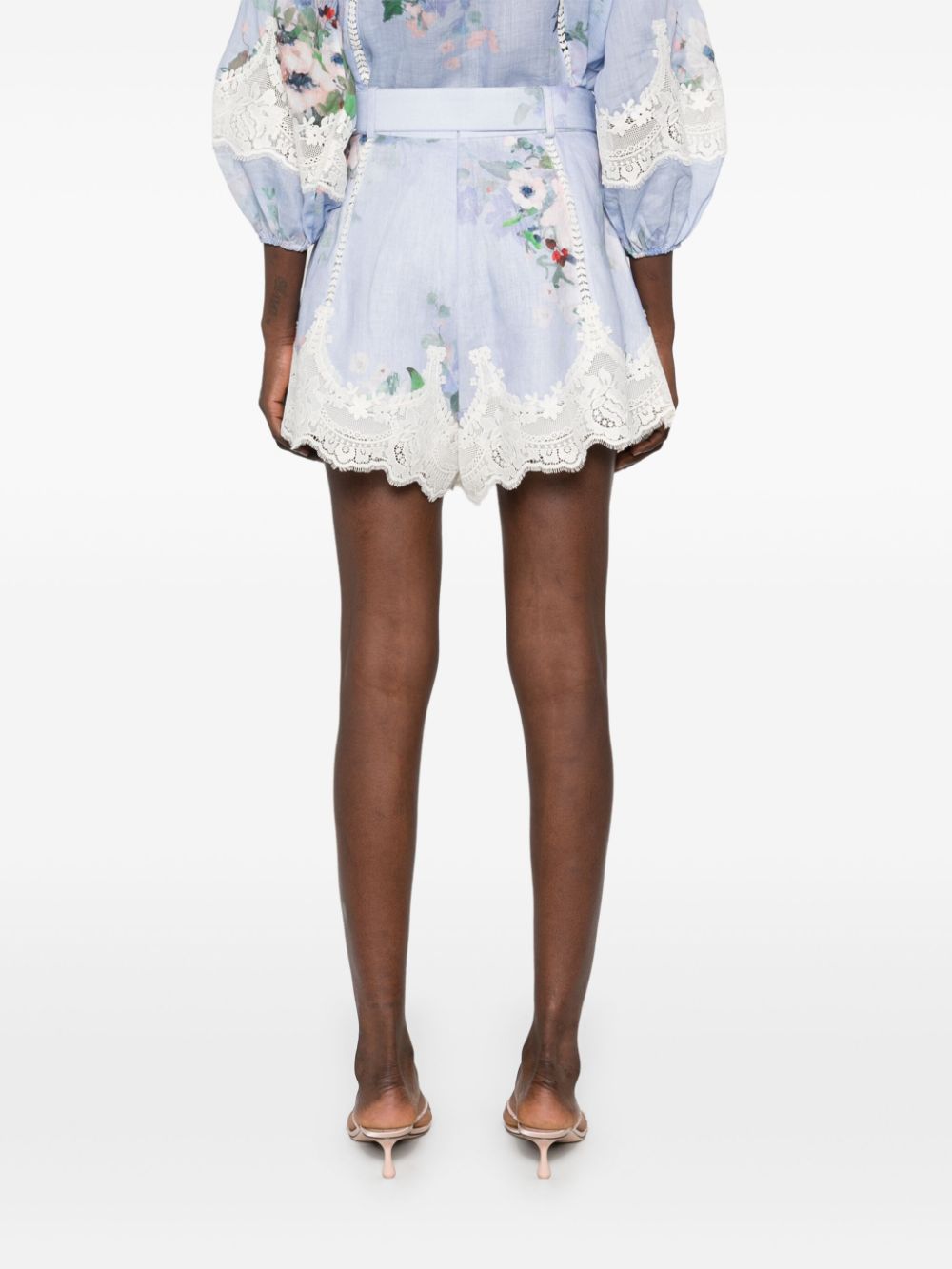 Zimmermann Blue Clear Shorts