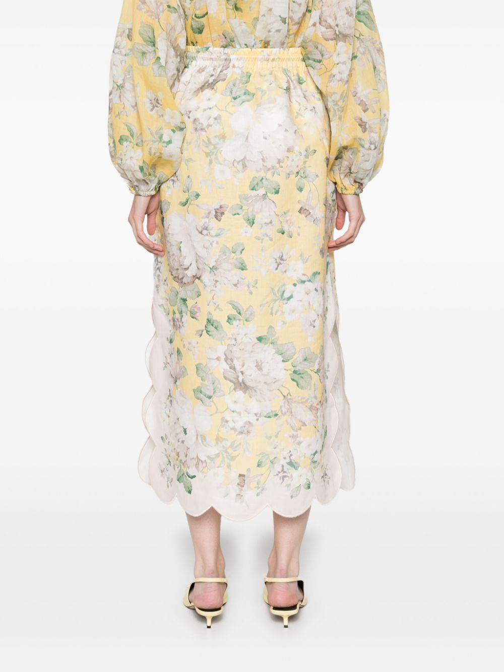 Zimmermann Yellow Skirt