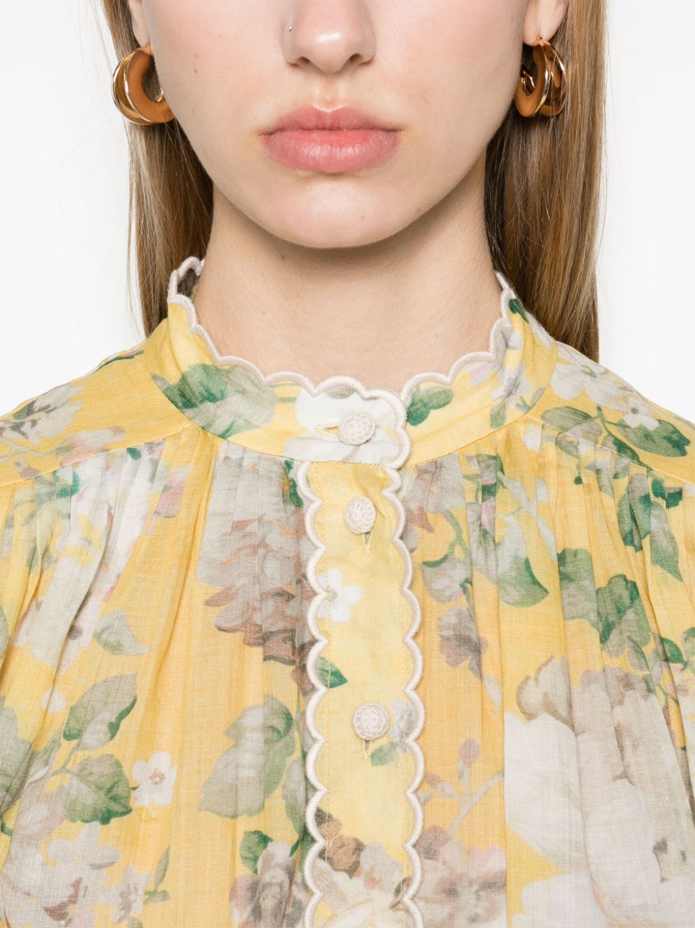 Zimmermann Yellow Shirt