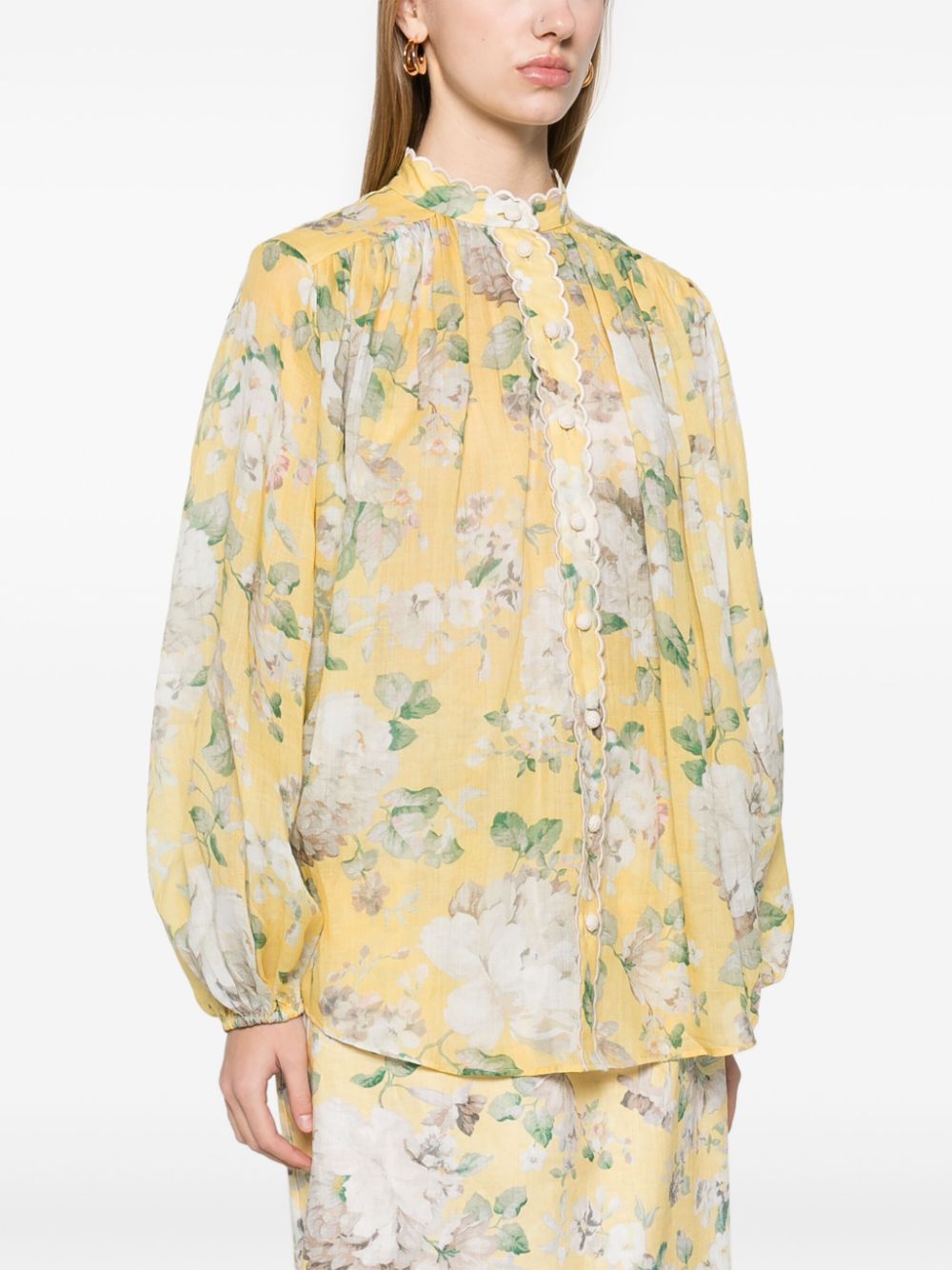 Zimmermann Yellow Shirt