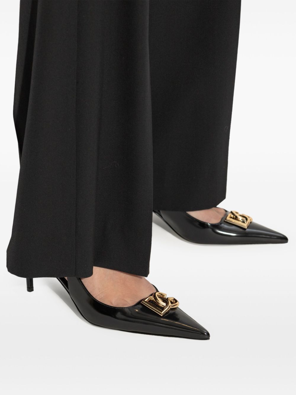 Dolce & Gabbana 60Mm Dg-Logo Slingback Pumps