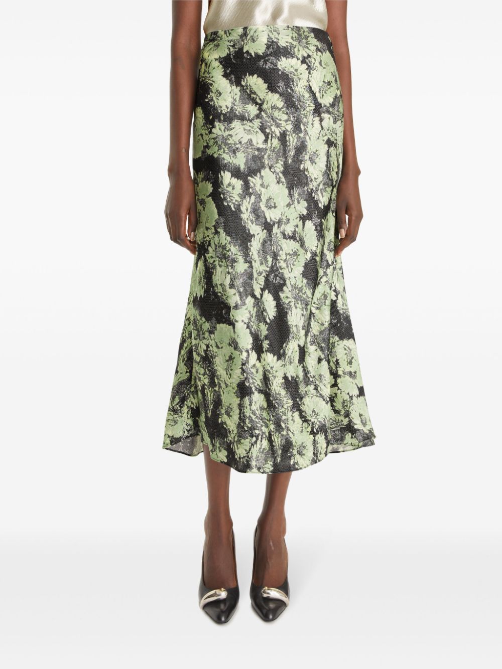 Tory Burch Green Skirt