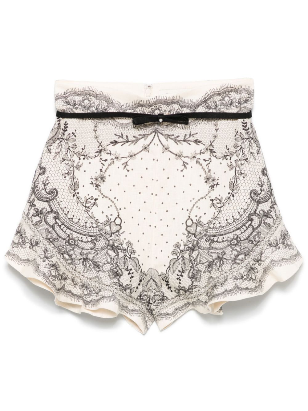 Zimmermann White Shorts