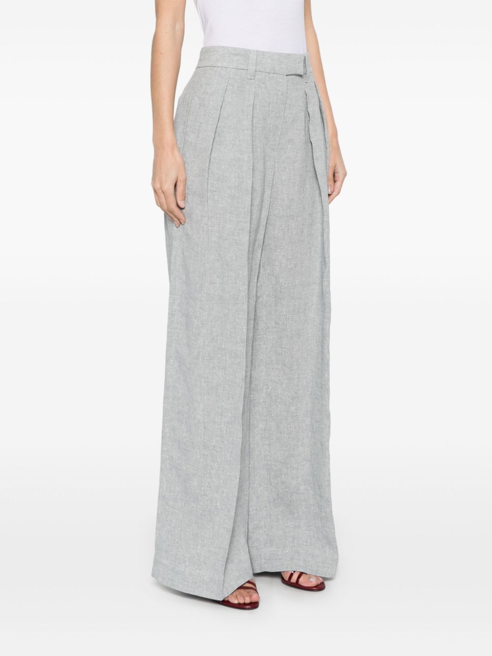 Brunello Cucinelli Trousers Grey Light
