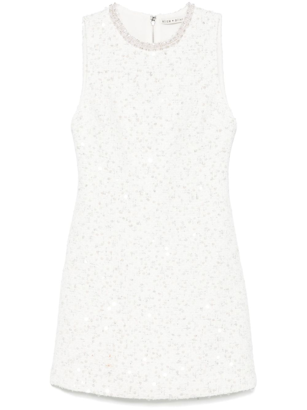 Alice + Olivia White Dress