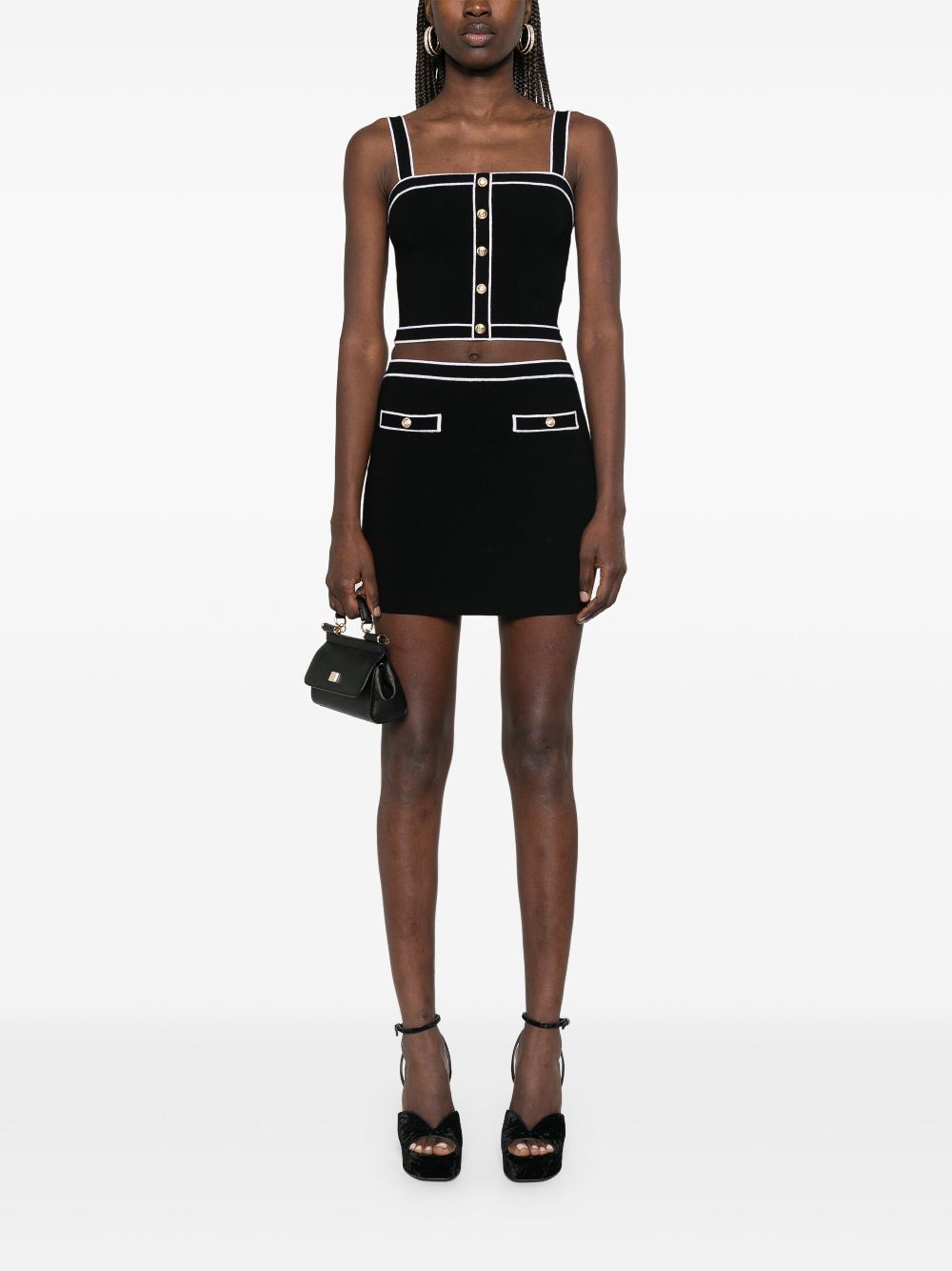 Alice + Olivia Black Top