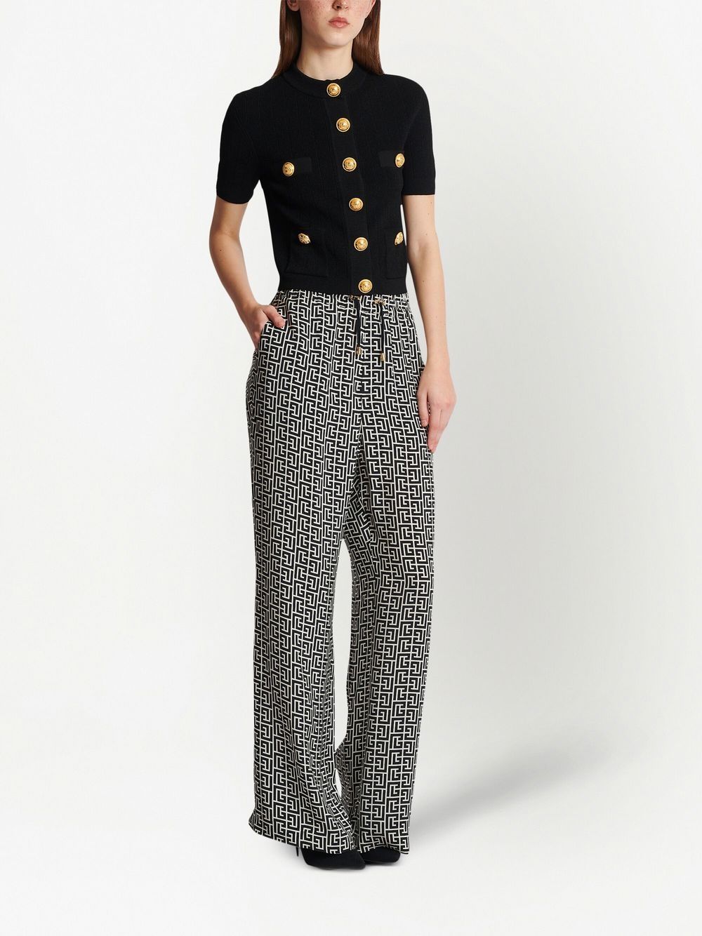 Balmain 4-Pocket Knitted Cardigan