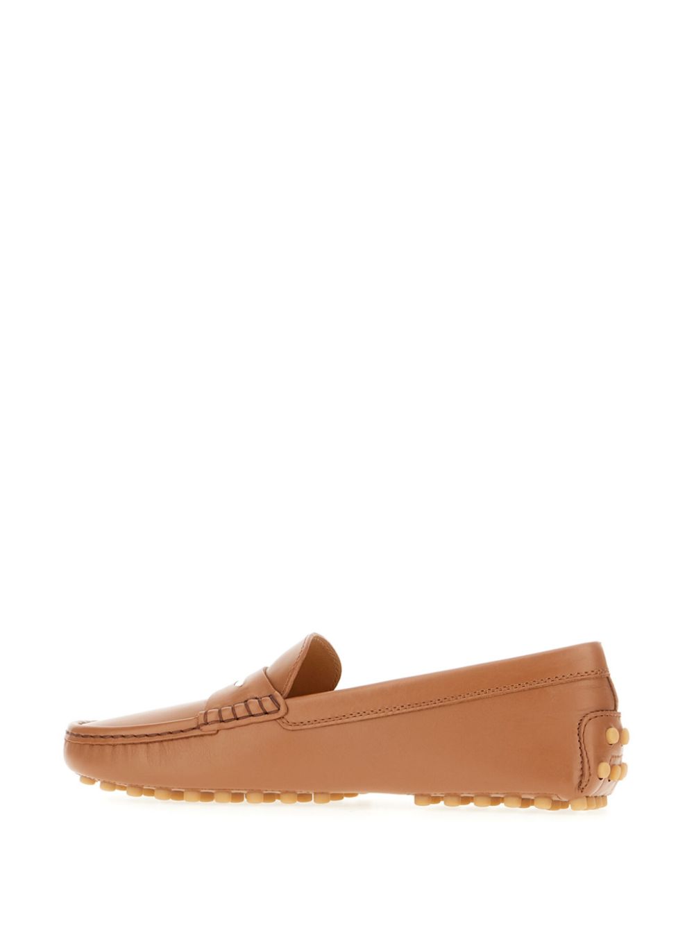 Tod'S Brown Leather Flat Shoes