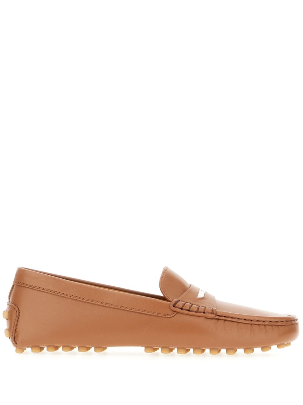 Tod'S Brown Leather Flat Shoes