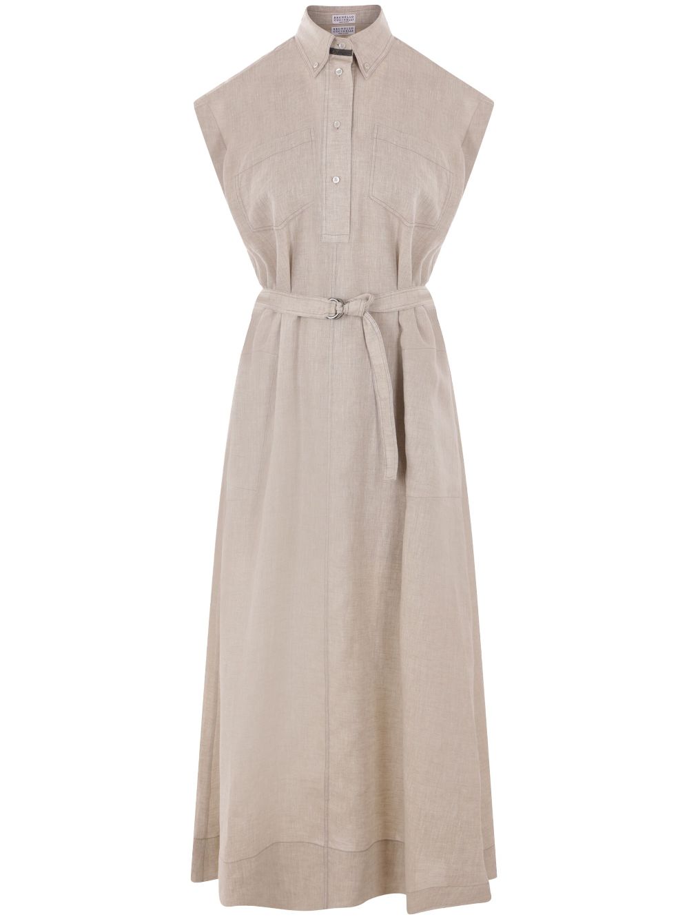 Brunello Cucinelli Long Linen Dress