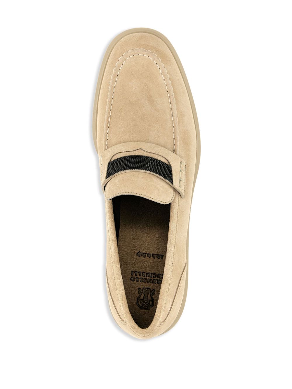 Brunello Cucinelli Flat Beige Shoes
