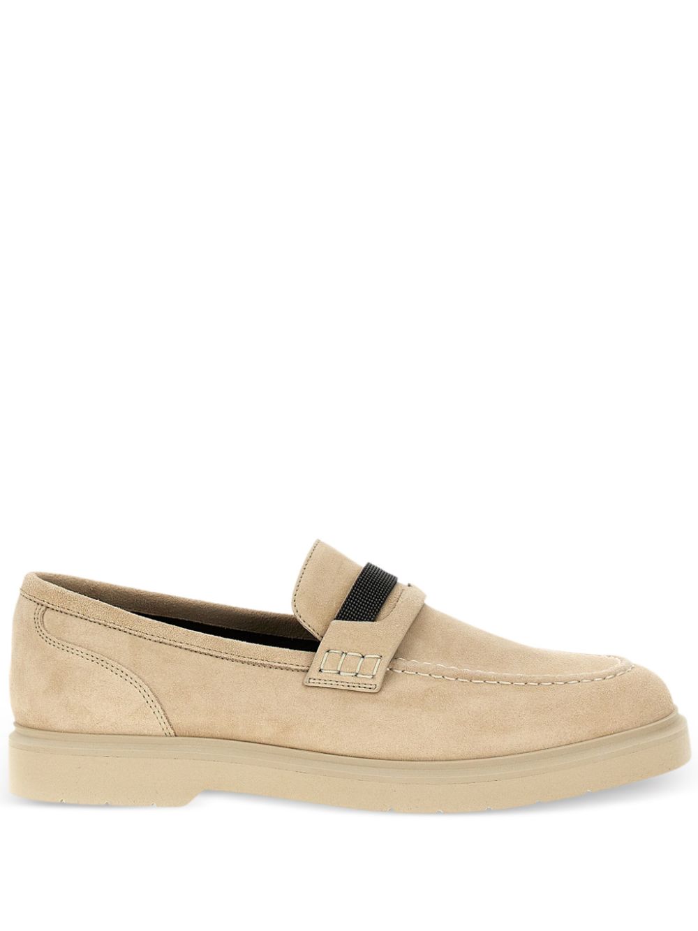 Brunello Cucinelli Flat Beige Shoes