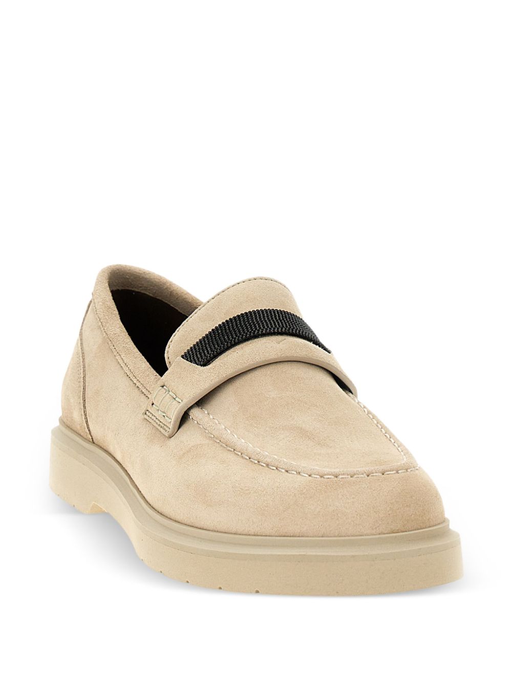 Brunello Cucinelli Flat Beige Shoes