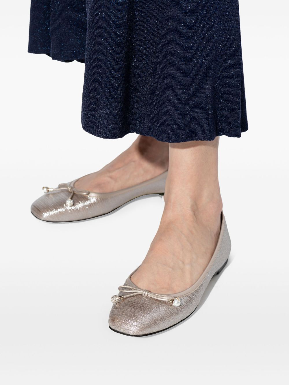 Jimmy Choo Flat Powder Shoes