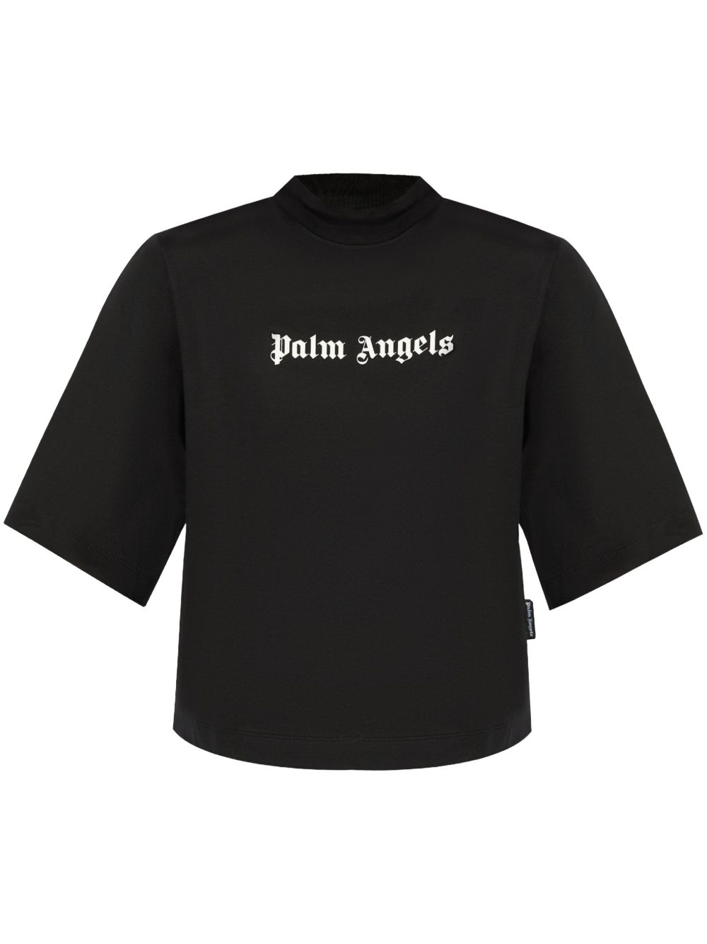 Palm Angels Crop T-Shirt With Logo