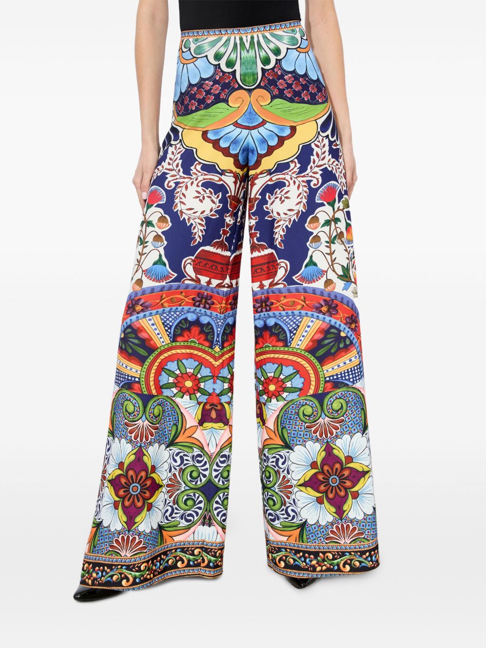 Alice + Olivia Printed Trousers