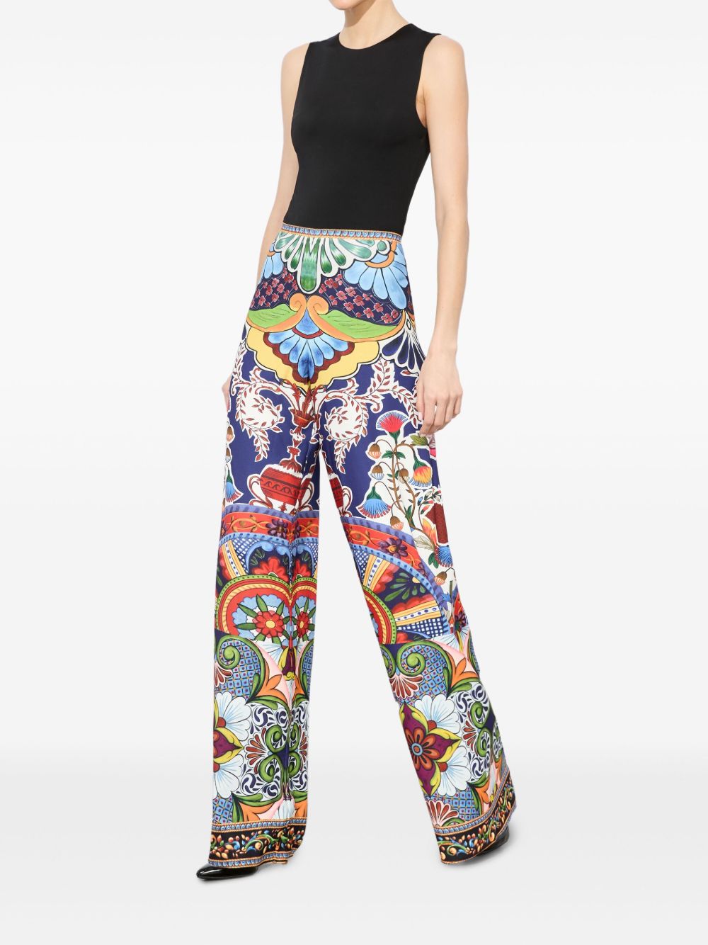 Alice + Olivia Printed Trousers