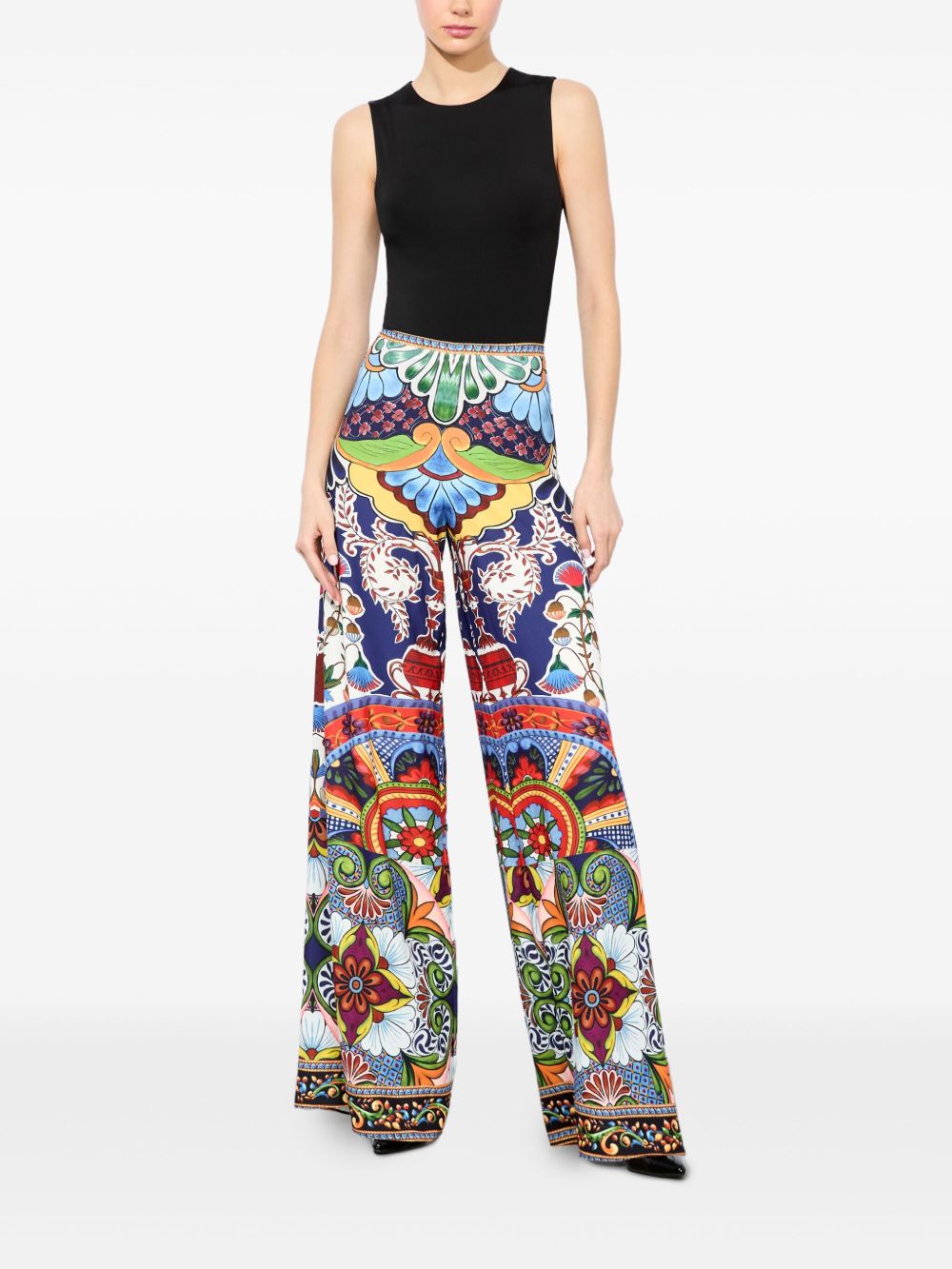 Alice + Olivia Printed Trousers