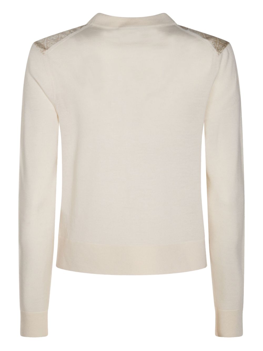 Tory Burch T-Monogram Silk Cardigan