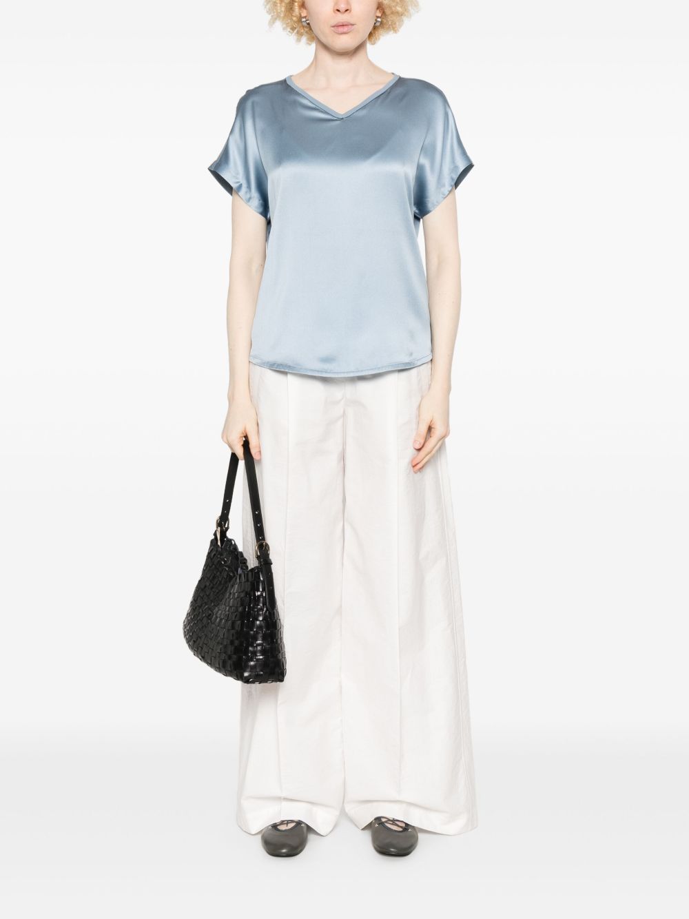 Brunello Cucinelli Satin Blouse