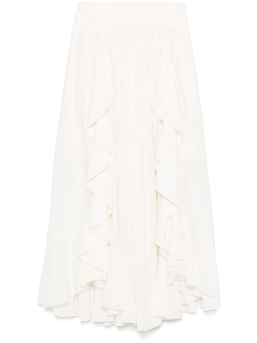 Zimmermann White Skirt