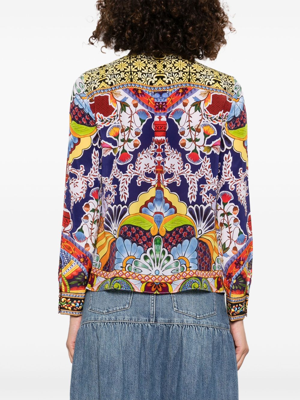 Alice + Olivia Silk Shirt