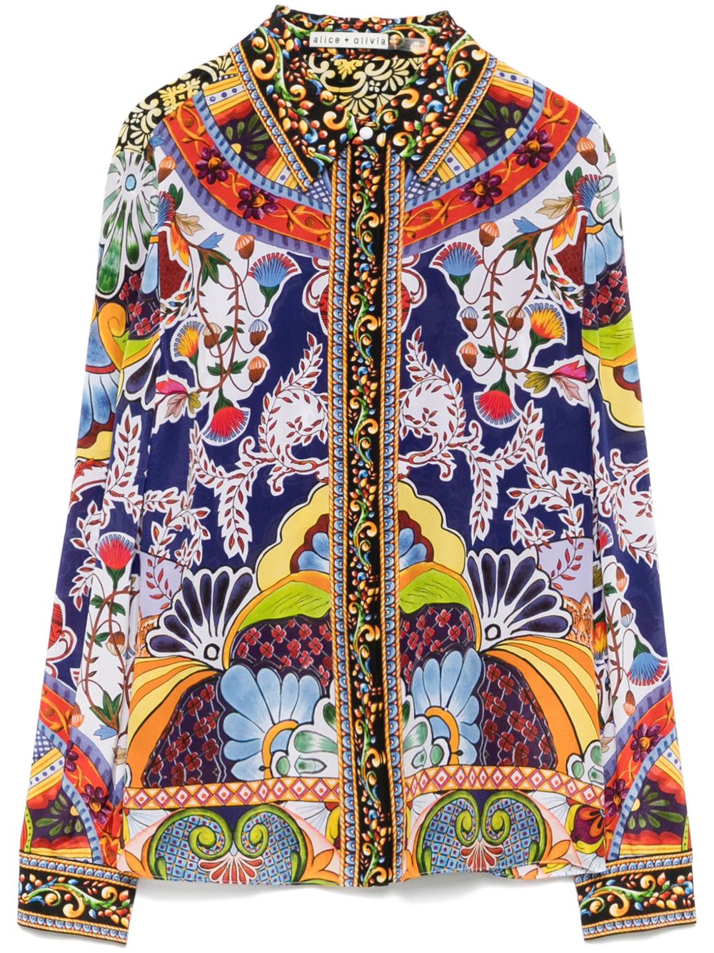 Alice + Olivia Silk Shirt