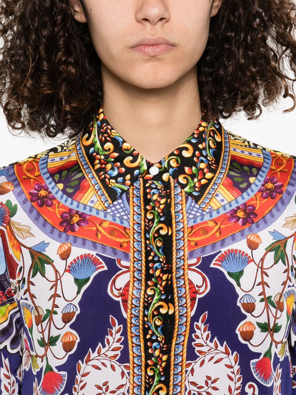 Alice + Olivia Silk Shirt
