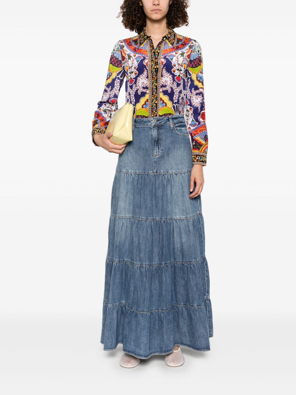 Alice + Olivia Silk Shirt