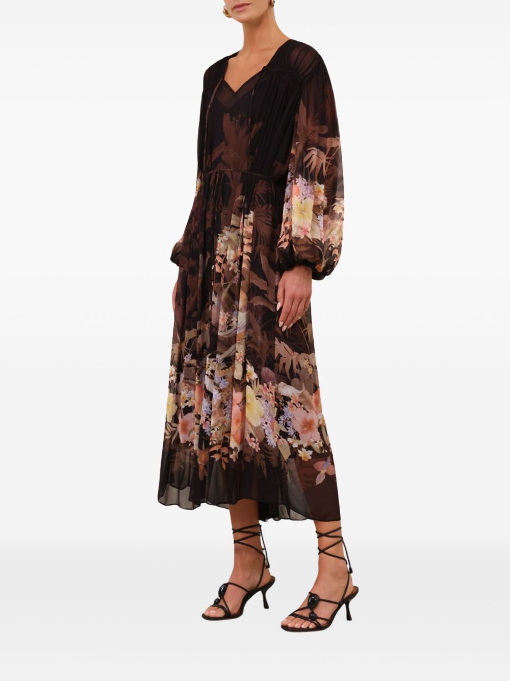Zimmermann Illuminate Drawn Sheath Dress