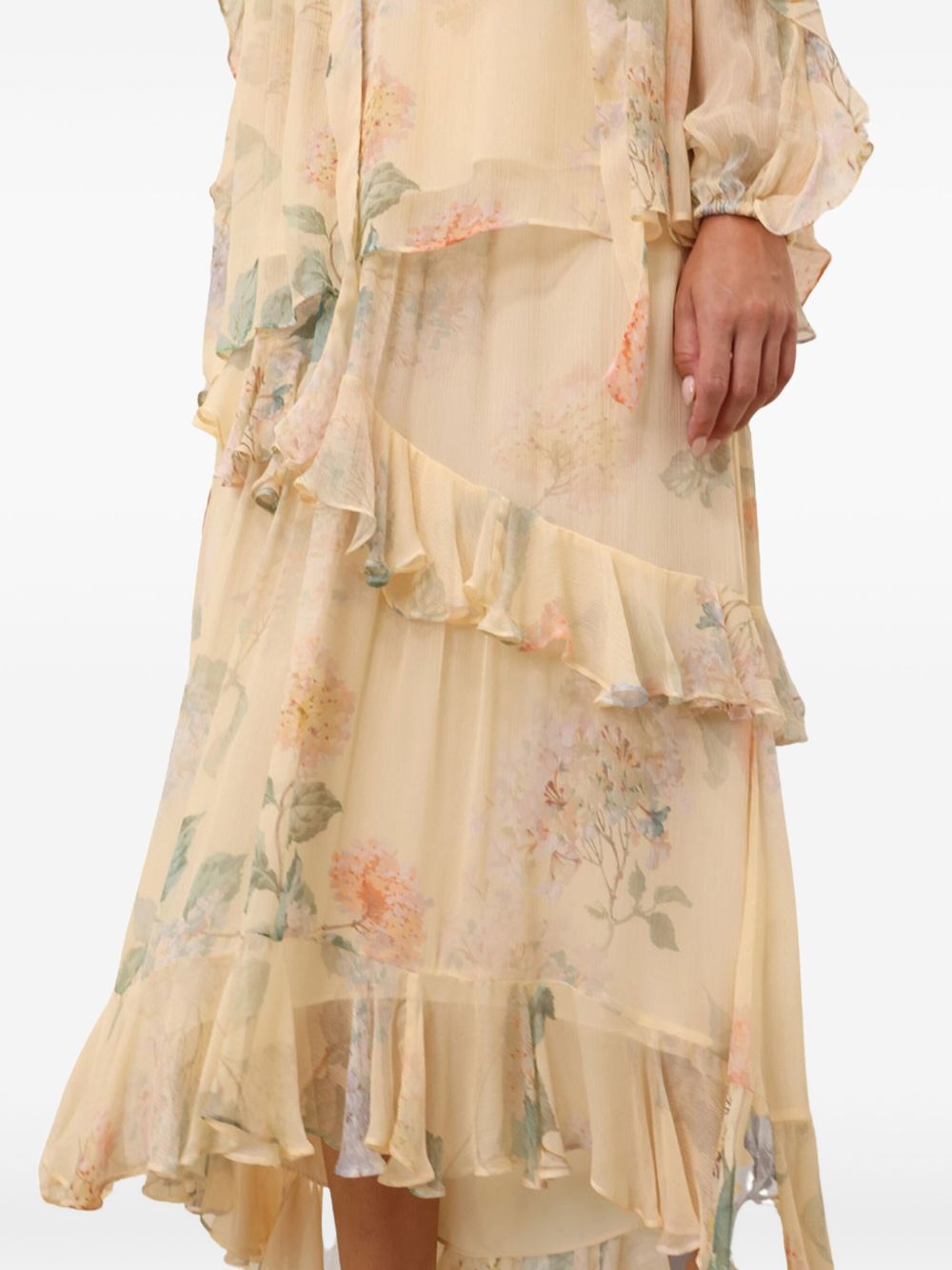 Zimmermann Illuminate Asymmetric Skirt