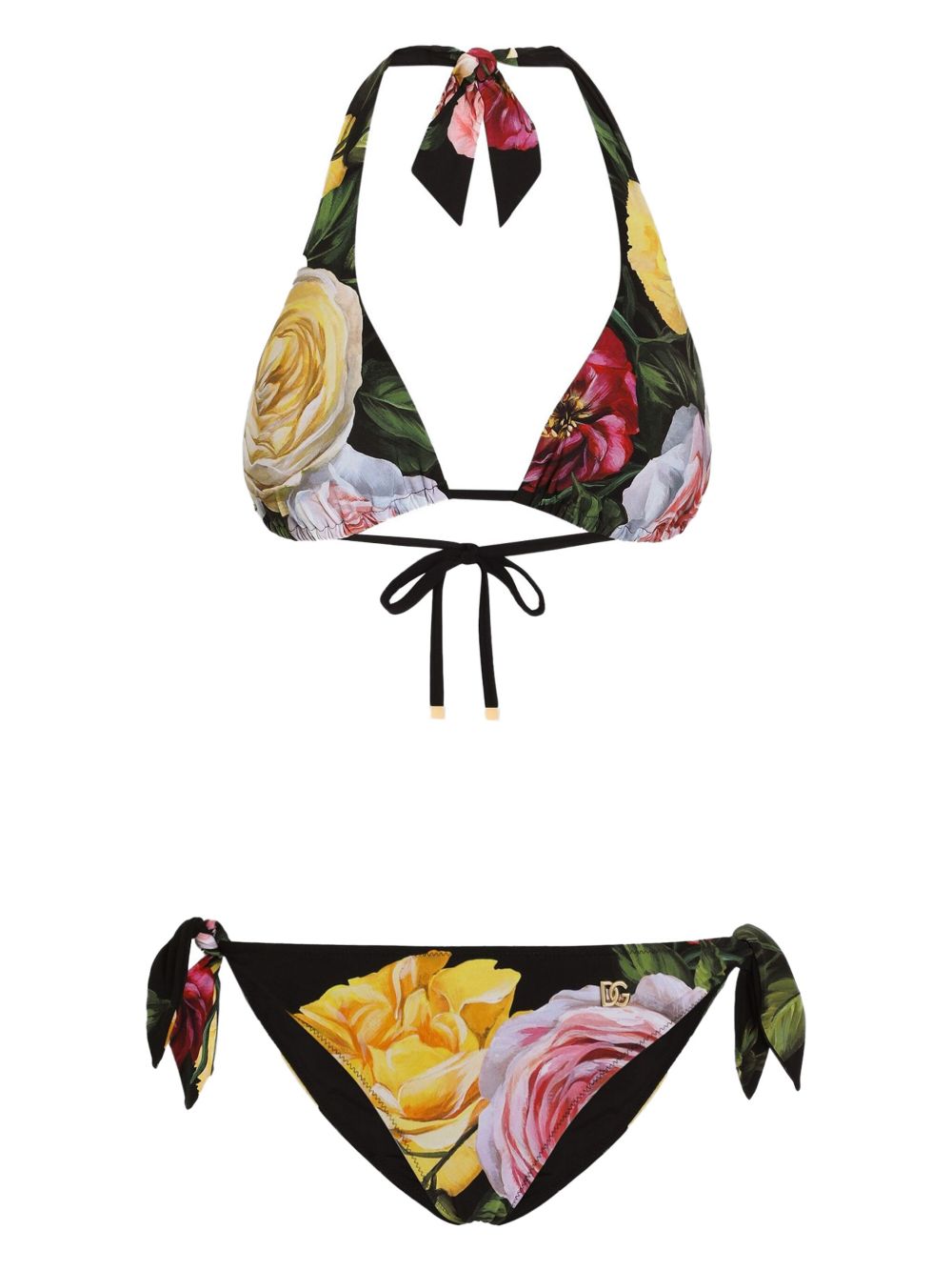 Dolce & Gabbana Floral Print Bikini Set