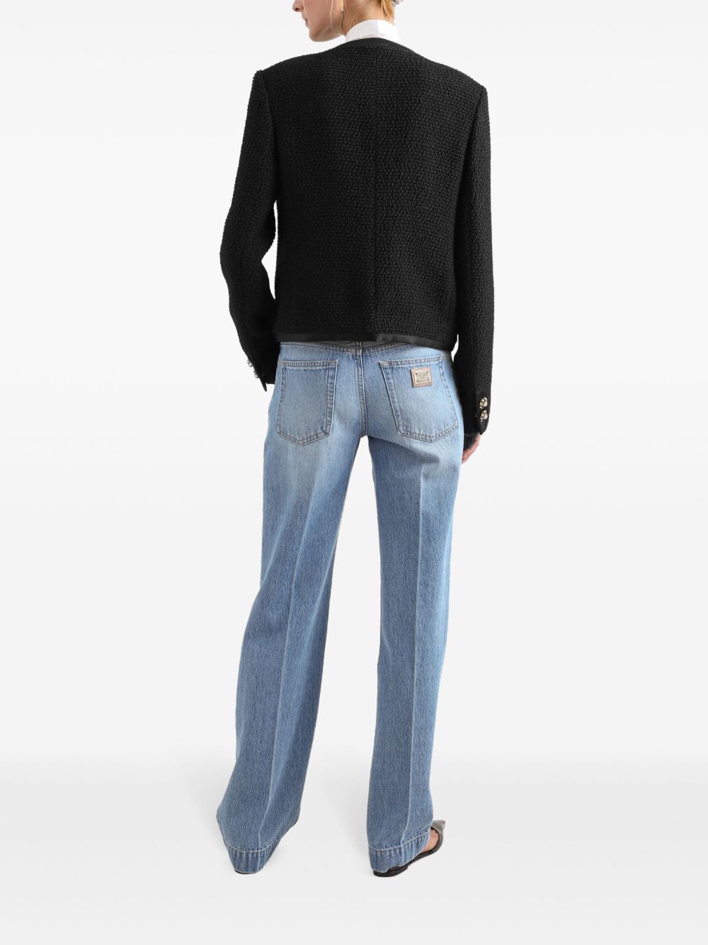 Dolce & Gabbana Denim Loose Jeans With Broken Crease
